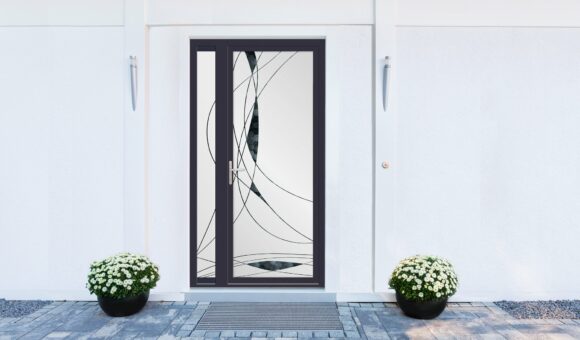 Portes d’entrée grand vitrage