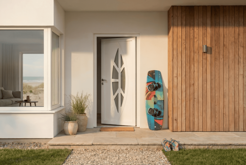 Porte d'entrée PVC modèle ZEPHIR d'Atlantem