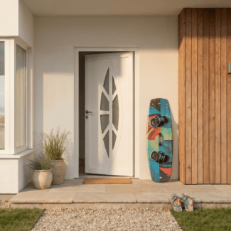 La porte d’entrée PVC