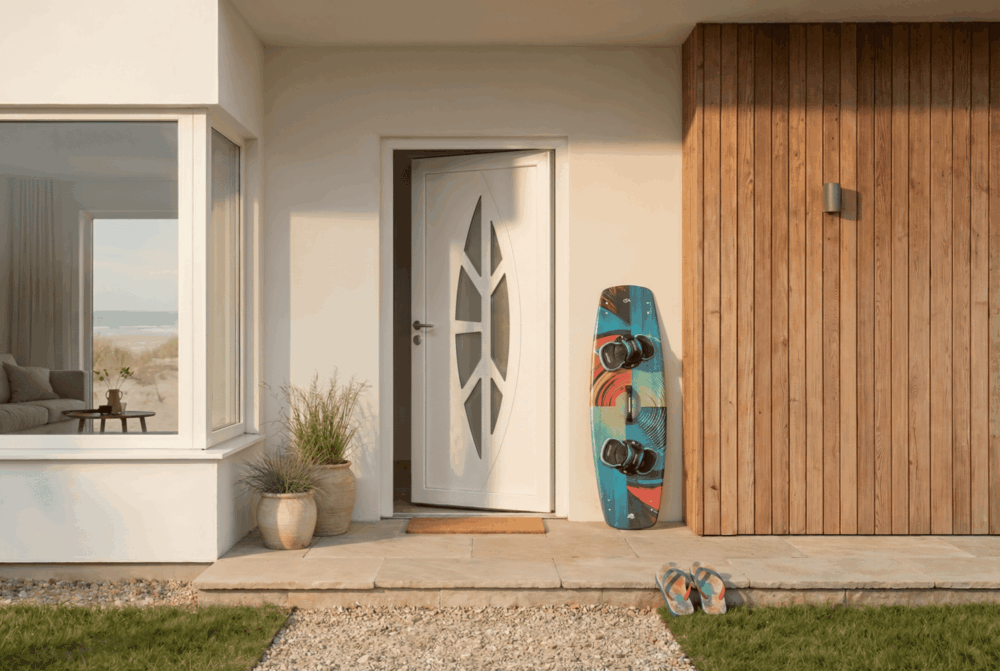 La porte d’entrée PVC